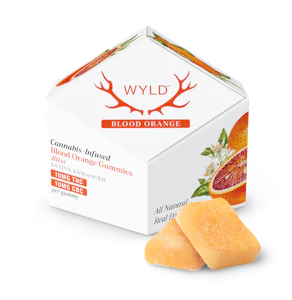 WYLD - Blood Orange 1:1 CBC Sativa Enhanced Gummies | 10-pack