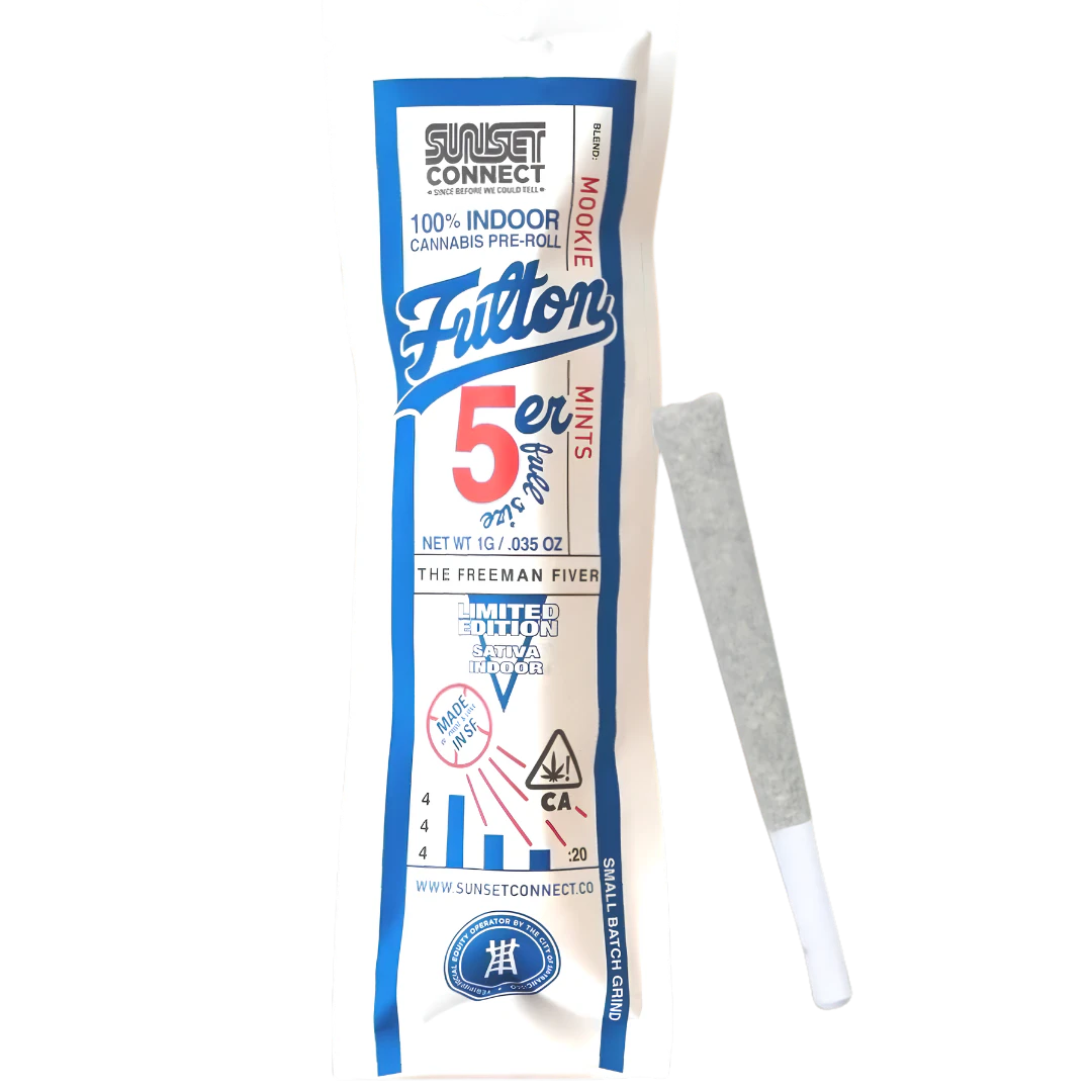 Sunset Connect - Sunset Connect - 1g Preroll - Mookie Mints Main Image