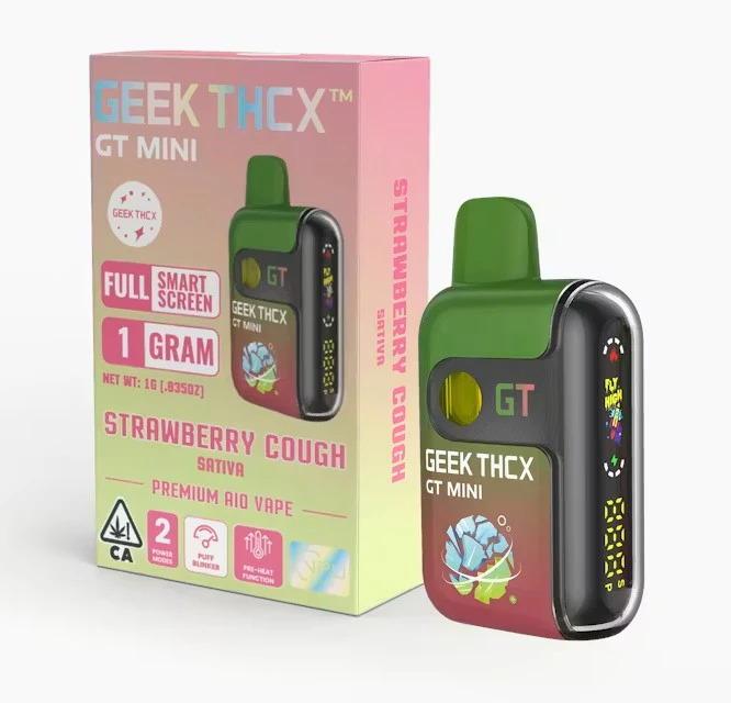 Geek Thcx - GEEK THCX | Strawberry Cough | Disposable | 1g Main Image