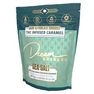 DREAM EDIBLES - Dream Edibles - Sea Salt, Dark Chocolate Covered Caramel 100mg