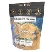 Dream Edibles -  Caramel - Sea Salt  Caramel 1:1 - 10mgTHC/10mg CBD 10pc 100mg