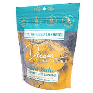 DREAM EDIBLES - Dream Edibles -  Caramel w/Sea Salt  - 100mg 10pc