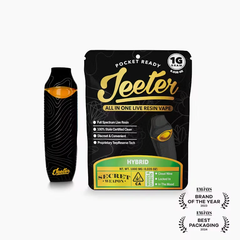 Jeeter - Jeeter - All In One - Live Resin - Hybrid - Secret Weapon - (1g) Main Image