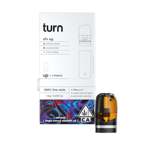 TURN - SFV OG (S-H) | 1g Live Resin Pod | Turn