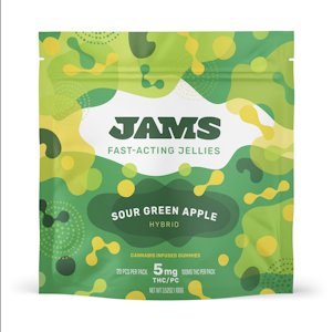 JAMS - JAMS Fast Acting Jellies Sour Green Apple (H) 00633