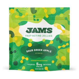 JAMS - JAMS Fast Acting Jellies Sour Green Apple (H) 01118