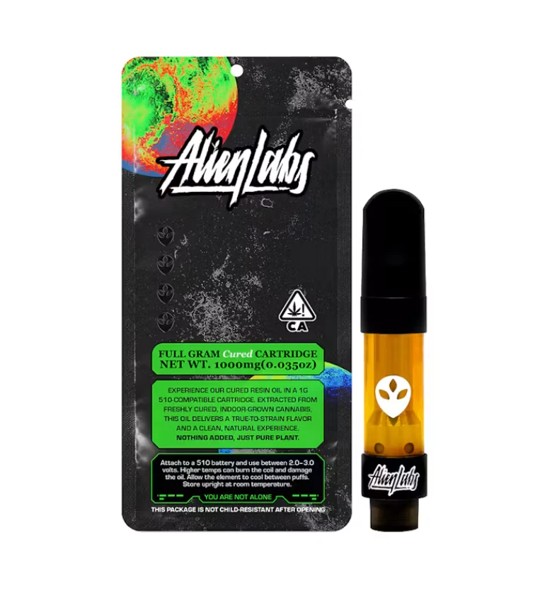 Alien Labs - Alien Labs - Sherb Cream Pie - 1g Cured Resin Vape Cart Main Image