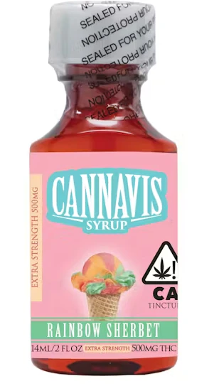Cannavis - Cannavis -  Rainbow Sherbet Syrup 500mg Tincture Main Image