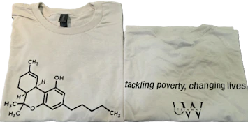 Urban Weeds | THC Short Sleeve Shirt | Beige | XX-Large