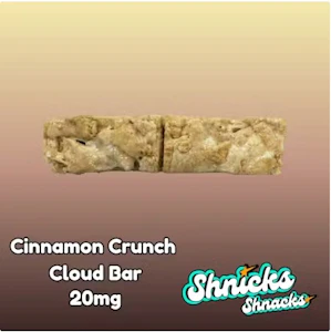 Shnicks Shnacks - Shnicks Shnacks | Edibles | Cinnamon Crunch Cloud Bar | 1pk 20mg