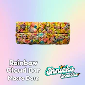 Shnicks Shnacks | Edibles | Macro | Rainbow Cloud Bar | 10pk 100mg