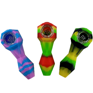 LUV BUDS - 4.25" Silicone Diamond Hand Pipe
