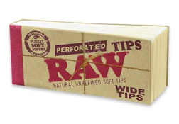 Raw Perforated Wide Tips