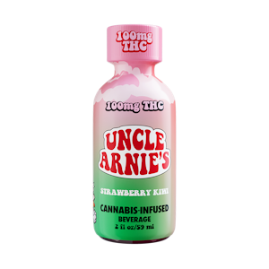 Uncle Arnie's - Uncle Arnie's - 100mg THC 2oz Shot (Strawberry Kiwi-Hybrid)