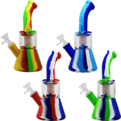 9" Silicone Beaker Bong with Shower Perc - LuvBuds