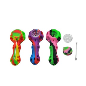 Silicone Pipe | Glass Bowl