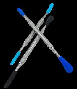 - - Metal Dabber with Silicone Tips | 120mm | Assorted Colors