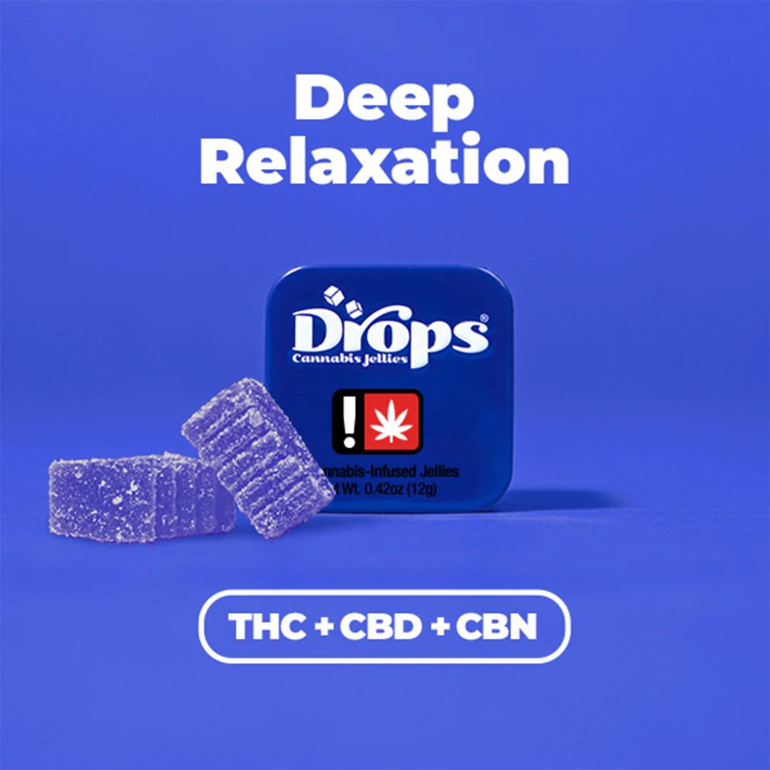 Drops - DROPS: Black Currant 2pk/100mg:100mg:100mg (THC/CBN/CBD) Main Image