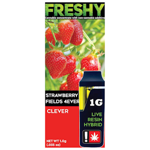 FRESHY - Freshy Strawberry Fields 4Eve 1g AIO Flavored Cart - Hybrid
