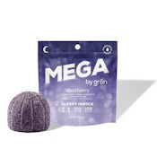 Gron Blackberry Mega Pearl 1:1 (THC:CBN) 100mg Gummy - Sleepy Indica