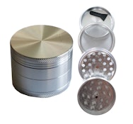 Aluminum Grinder Silver 4pc 2.5"