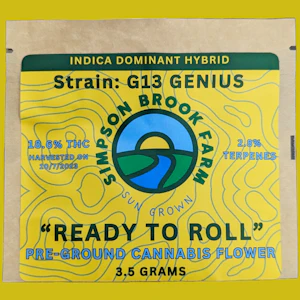 Simpson Brook Farm - Simpson Brook Farm | G13 Genius | Ready to Roll | 3.5G
