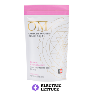 OM - OM Rose Geranium Balance Bath Salts