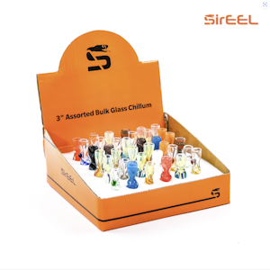 LUV BUDS - 3" SirEEL Assorted Bulk Chillums