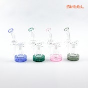 SirEEL | Recessed Gavel Recycler Mini Rig | 7.5" | Assorted Colors