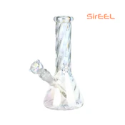 8" Twisted Neck Beaker Bong