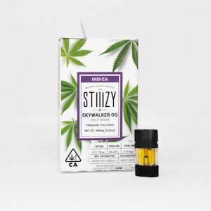 STIIIZY - Vape Cartridge - SKYWALKER OG .5G Original THC Pod - STIIIZY