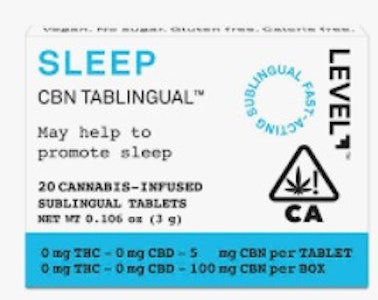 LEVEL - Level Tablingual Sleep CBN