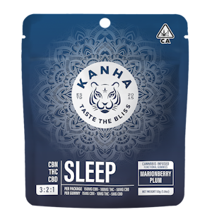 KANHA - Marionberry Plum (Sleep) - 2:2:1 CBN/THC/CBD - Gummies - 10pc 100mg