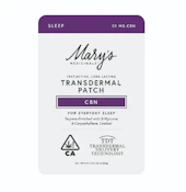 Mary's Medicinals - Patches - Sleep - 20mg CBN Transdermal Patch - 1ct