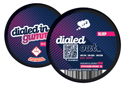 Dialed In - Dialed In - Gummies - 1:1:1 THC CBD CBN - 100mg