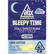 ABX 25mg Sleepy Time  THC+CBN 30pk