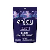 Enjoy Hemp CBD + CBN Sleep Gummies 2 count packs with Ashwagandha, Passionflower and Lavender