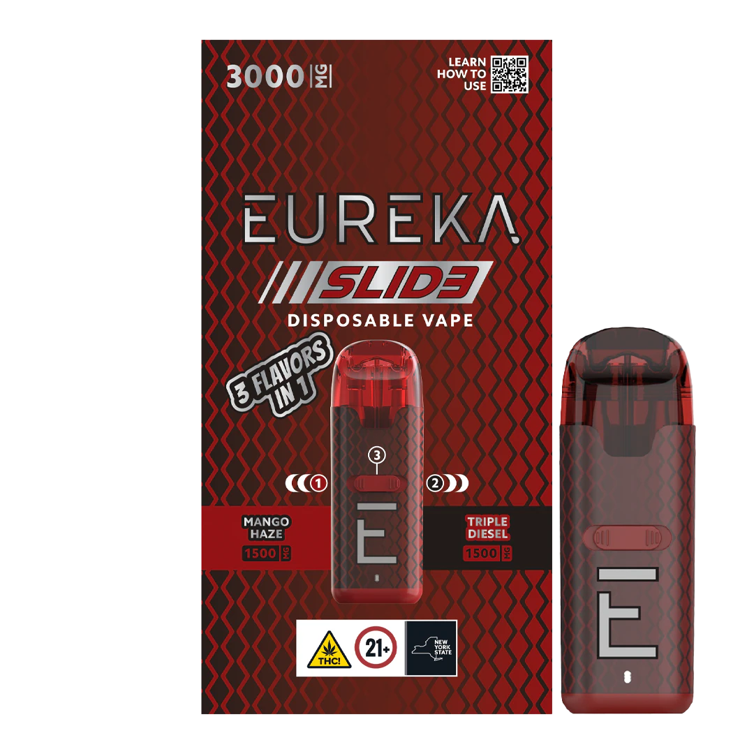 EUREKA - SLIDE Classic Mango Haze / Triple Diesel 3g All-in-One Vape Main Image
