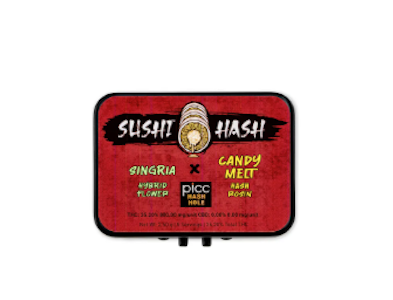 PICC - SUSHI HASH | HASH HOLE | .5G 5-PACK (2.5G) | Singria x Candy Melt Rosin (H)