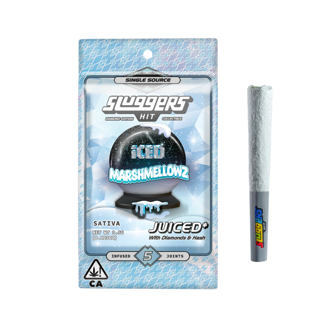 Sluggers - Sluggers x ICED - 5pk Infused Prerolls - Marshmellowz Main Image