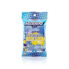 SLUGGERS HIT - Infused Preroll - Blueberry Banana - 5 Pack - 3.5G