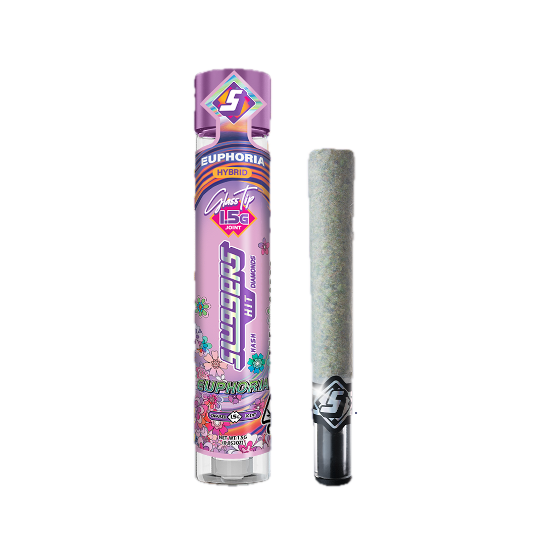 Sluggers | Euphoria | Diamonds & Hash Infused | Single | 1.5g