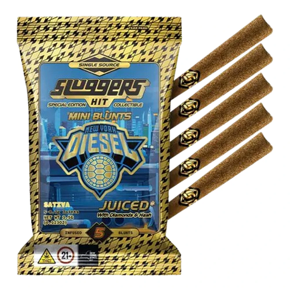 Sluggers Hit - Sluggers Hit | NYC Diesel | Infused Mini Blunts 5pk | 3.5g Main Image