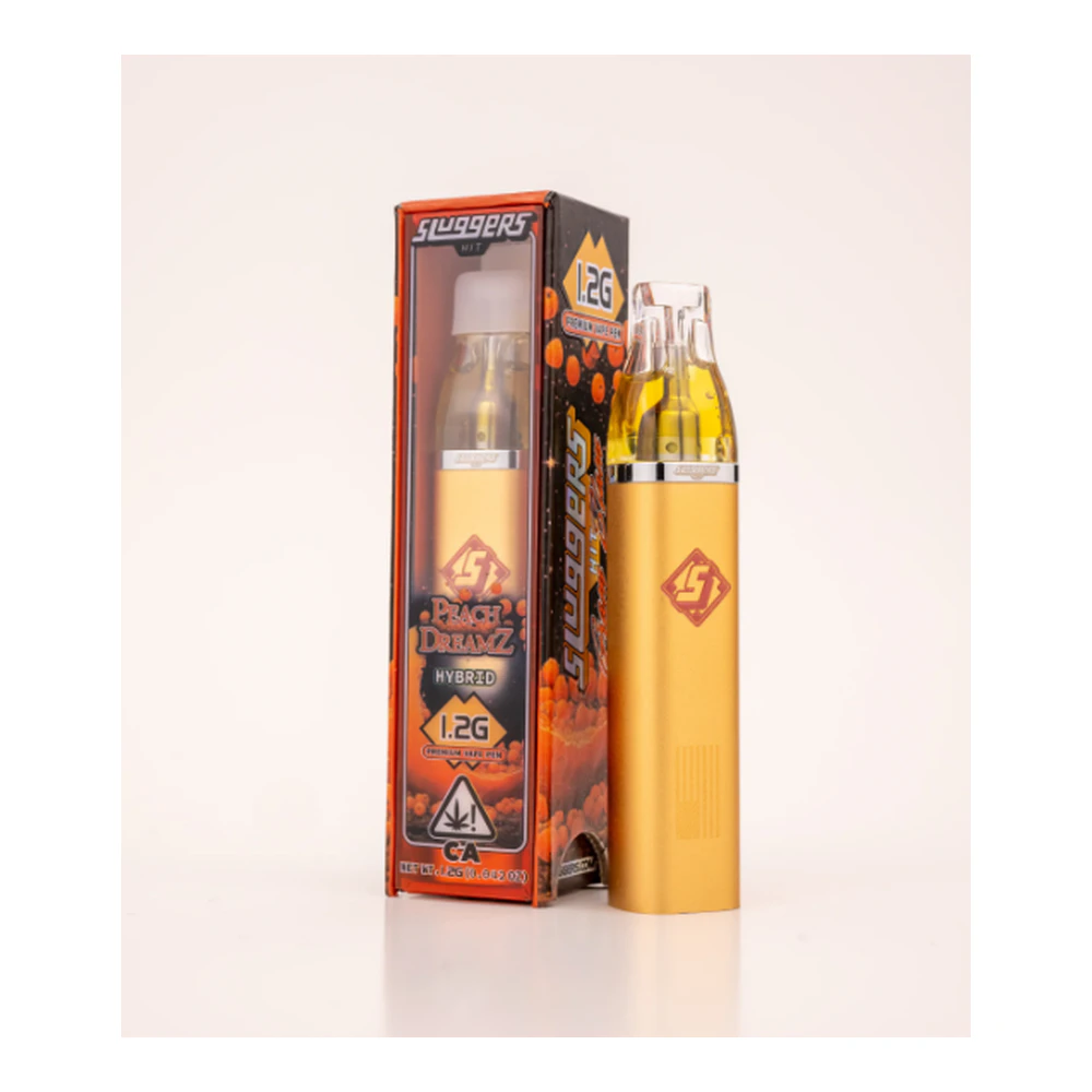 Sluggers Hit - Sluggers Hit | Peach Dreamz | Live Resin All-In-One Vape | 1.2g Main Image