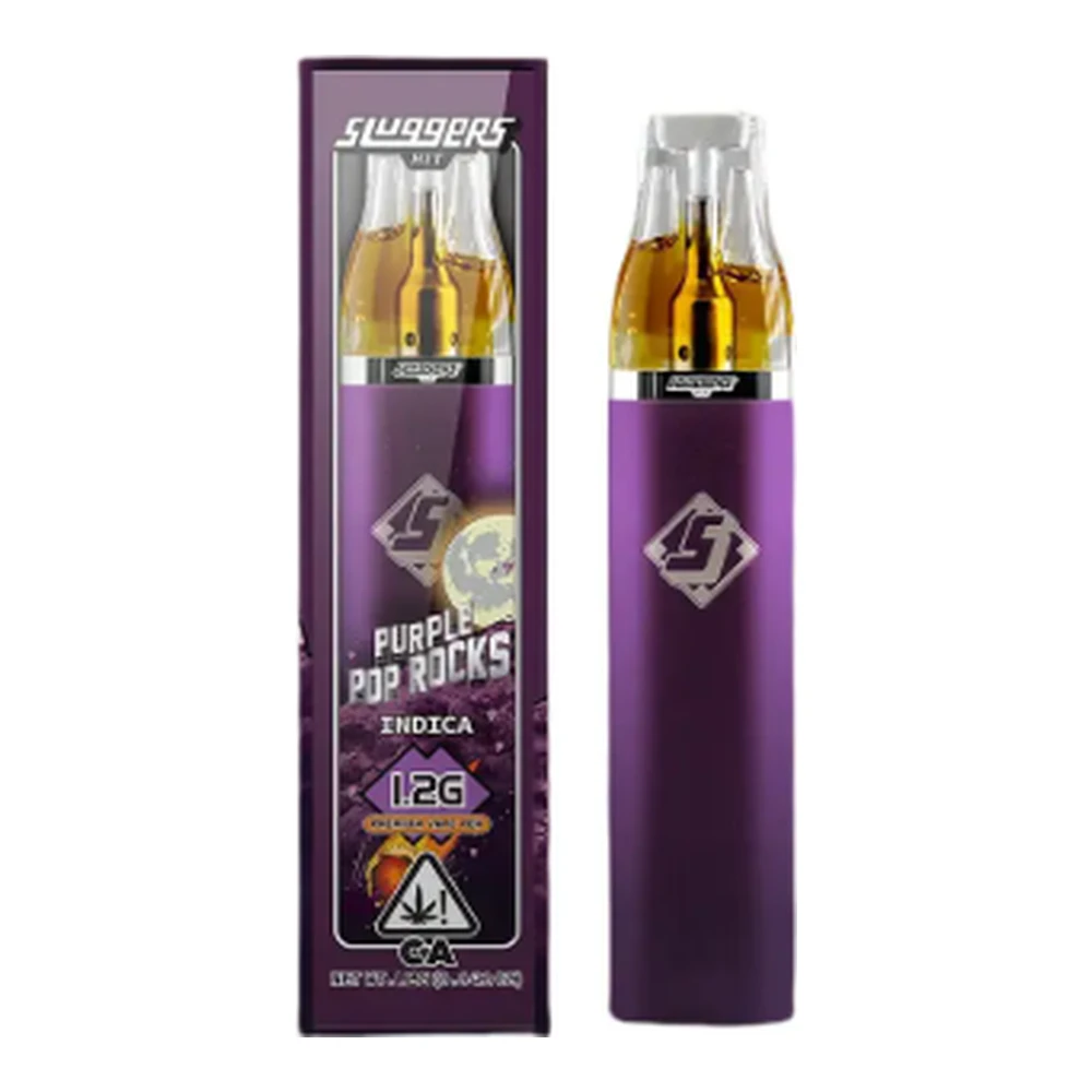Sluggers Hit - Sluggers Hit | Purple Pop Rockz | Live Resin All-In-One Vape | 1.2g Main Image