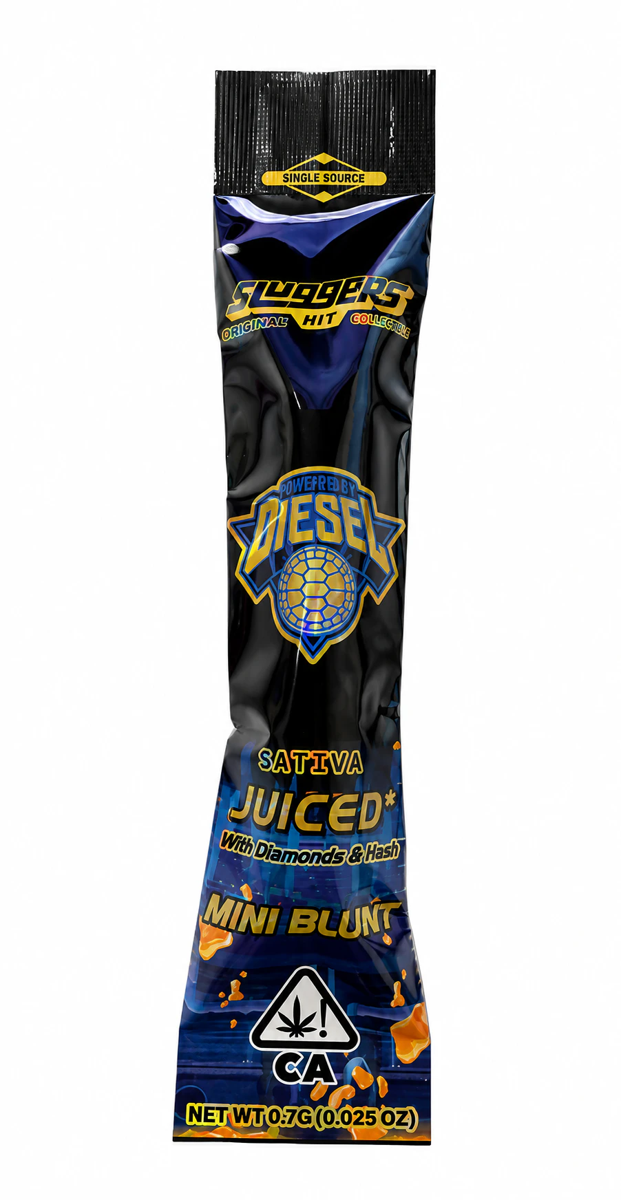Sluggers - Sluggers | Mini Blunt | NYC Diesel | Diamonds & Hash Infused | Single Main Image