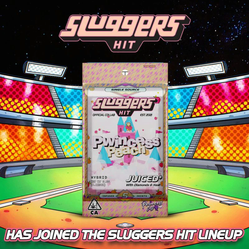 Sluggers Hit - 5pk - Pwincess Peach - 3.5g (H) - Sluggers Main Image