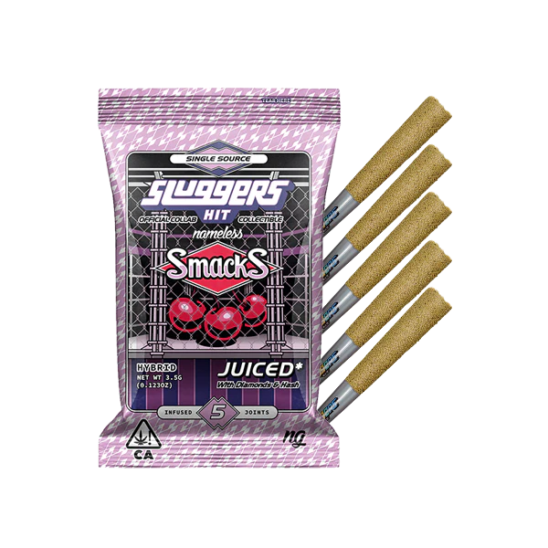 Sluggers | Smacks | Diamonds & Hash Infused | 5pk
