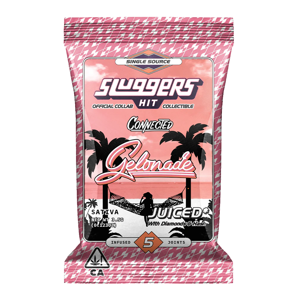 Sluggers - Sluggers - 0.7g Infused PreRoll 5 Pack (Gelonade-Sativa) Main Image