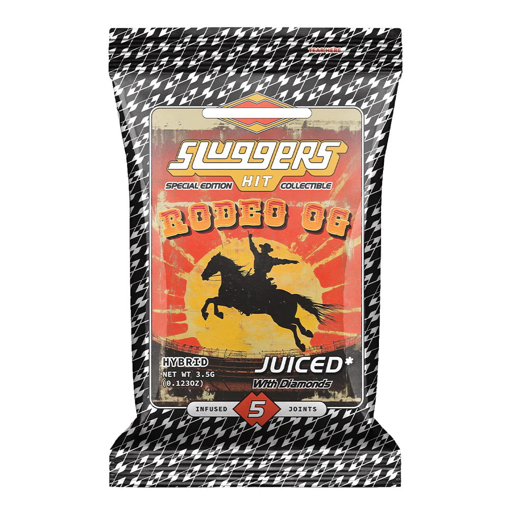 Sluggers - Sluggers - 0.7g Infused PreRoll 5 Pack (Rodeo OG-Hybrid) Main Image